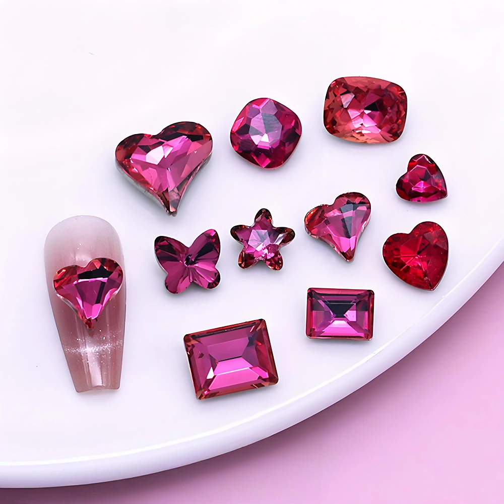 20PCS Hot Pink Pointed Back 3D Nail Art Decoration Rhinestones Crystal Diamond Jewelry Accessories For Manicure Nails Supplies
20PCS Hot Pink Pointed Back 3D Nail Art Decoration Rhinestones Crystal Diamond Jewelry Accessories For Manicure Nails Supplies