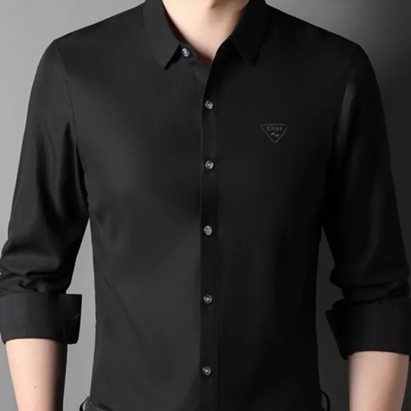 Men's Spring Autumn Solid Turn-down Collar Button Long Sleeve Cardigan Fashion Casual Formal Office Lady Vintage Punk Tops
Men's Spring Autumn Solid Turn-down Collar Button Long Sleeve Cardigan Fashion Casual Formal Office Lady Vintage Punk Tops