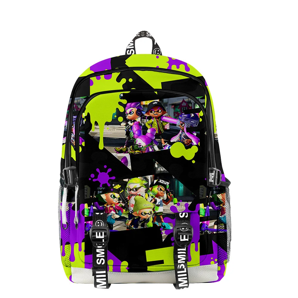 Harajuku Popular Splatoon 3 Student School Bags Unisex 3D Printed Oxford Waterproof Notebook multifunction Travel Backpacks
Harajuku Popular Splatoon 3 Student School Bags Unisex 3D Printed Oxford Waterproof Notebook multifunction Travel Backpacks
