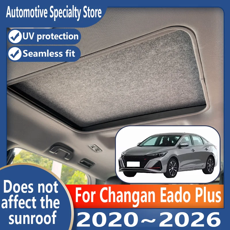 For Changan Eado Plus 2020~2026 25 Car Sunroof Insulation Roof Visor Electrostatic Adsorption Suede Fabric Sun Protection Anti-U
For Changan Eado Plus 2020~2026 25 Car Sunroof Insulation Roof Visor Electrostatic Adsorption Suede Fabric Sun Protection Anti-U