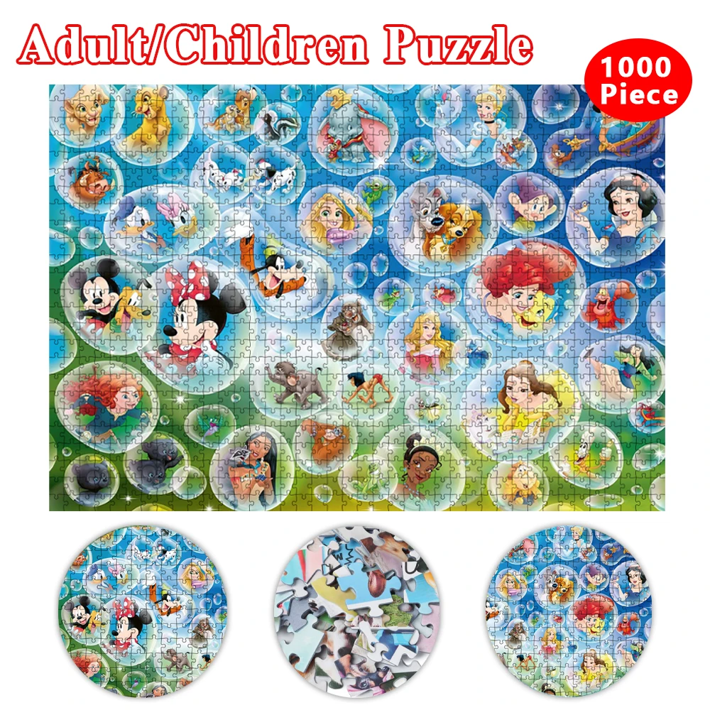 Disney Mickey Mouse Jigsaw Puzzles 1000 Pieces Disney Princess Paper Puzzles Entertainment Diy Toys for Creative Gift Home Decor
Disney Mickey Mouse Jigsaw Puzzles 1000 Pieces Disney Princess Paper Puzzles Entertainment Diy Toys for Creative Gift Home Decor
