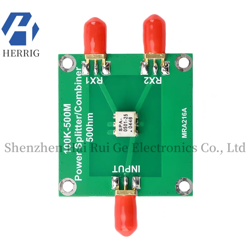 100K-500M passive power divider is divided into two with an impedance of 50 ohm Combiner/splitter broadband band
100K-500M passive power divider is divided into two with an impedance of 50 ohm Combiner/splitter broadband band