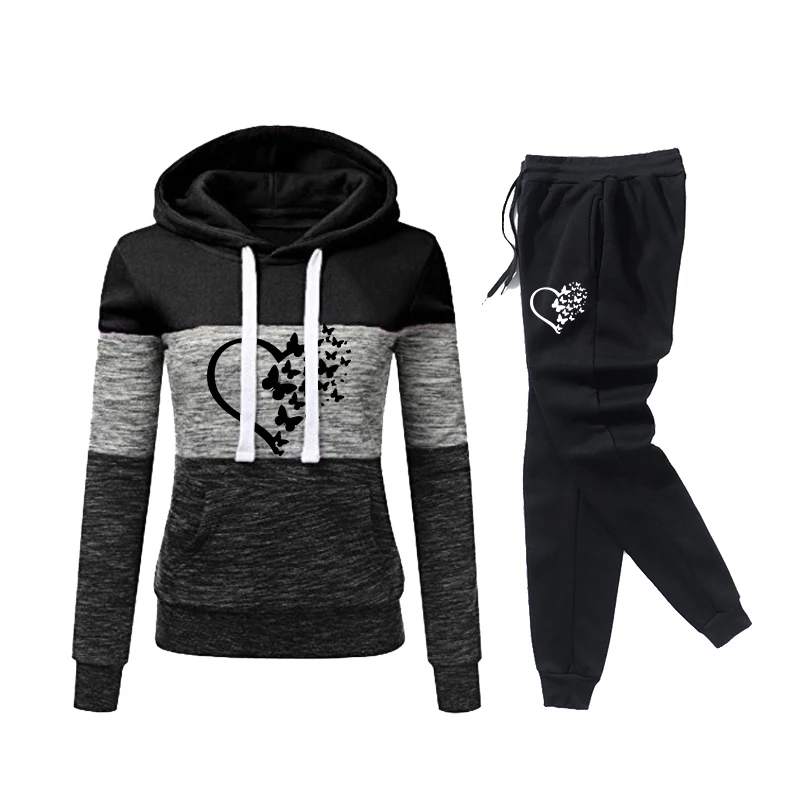 Autumn Winter Popular Women's Hooded Tracksuit Daily Casual Sports Hoodie Jogging Suit Home Outdoor Fashion Warm Fitness Outfits
Autumn Winter Popular Women's Hooded Tracksuit Daily Casual Sports Hoodie Jogging Suit Home Outdoor Fashion Warm Fitness Outfits