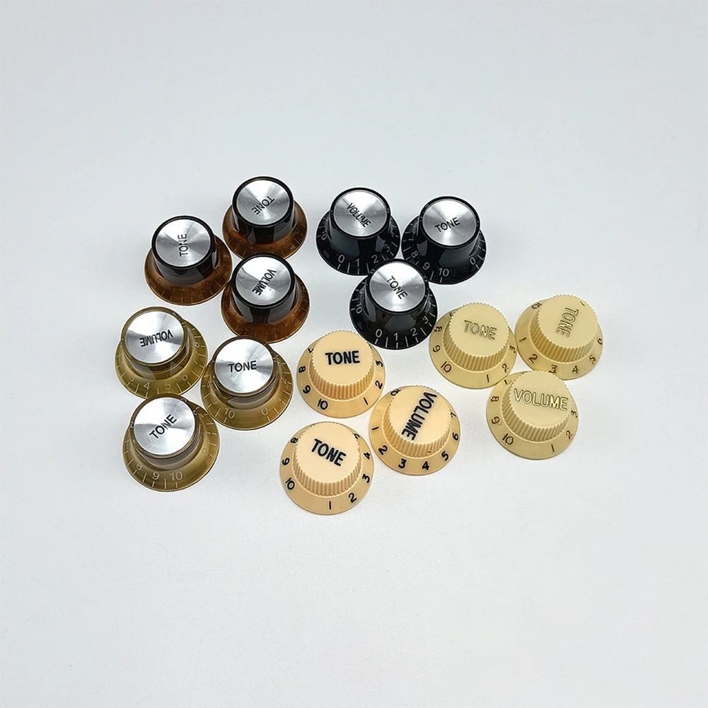 3 Pcs Electric Guitar Top Hat Compatible For Les Paul/SG Speed Control Replacement Knobs Set With Aluminum Top
3 Pcs Electric Guitar Top Hat Compatible For Les Paul/SG Speed Control Replacement Knobs Set With Aluminum Top