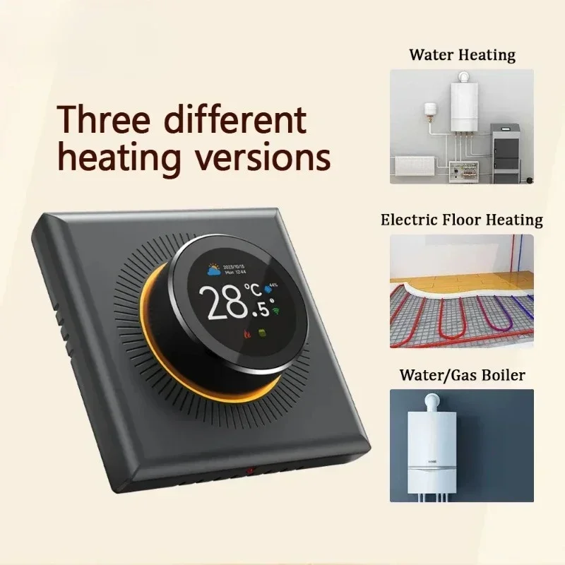 Tuya WiFi Smart Knob Thermostat Floor Heating Water Gas Boiler Home Room Programmabeating Water Gas Boiler for Alexa Google Home
Tuya WiFi Smart Knob Thermostat Floor Heating Water Gas Boiler Home Room Programmabeating Water Gas Boiler for Alexa Google Home