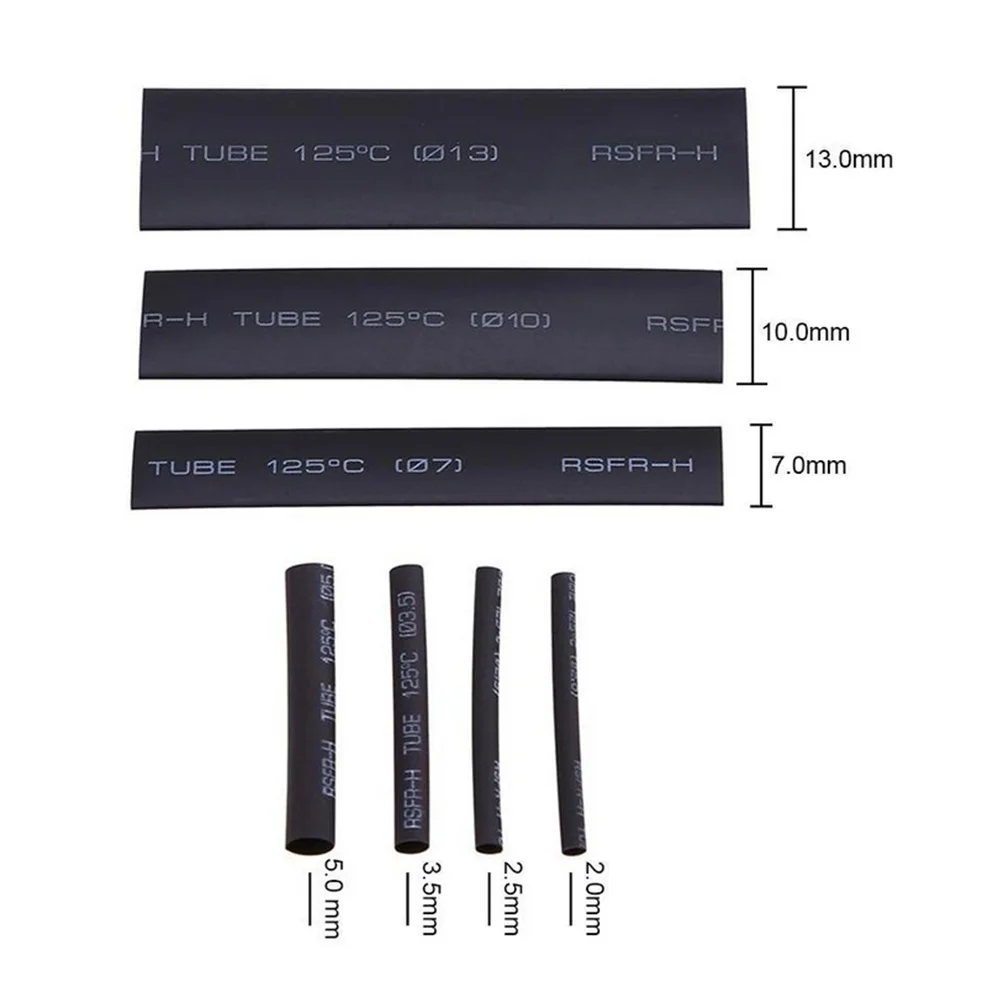 508pcs Heat Shrink Tubing Kit Black Insulation Tube Wire Electrical Cable Automotive Wrap DIY Project Protector 
508pcs Heat Shrink Tubing Kit Black Insulation Tube Wire Electrical Cable Automotive Wrap DIY Project Protector