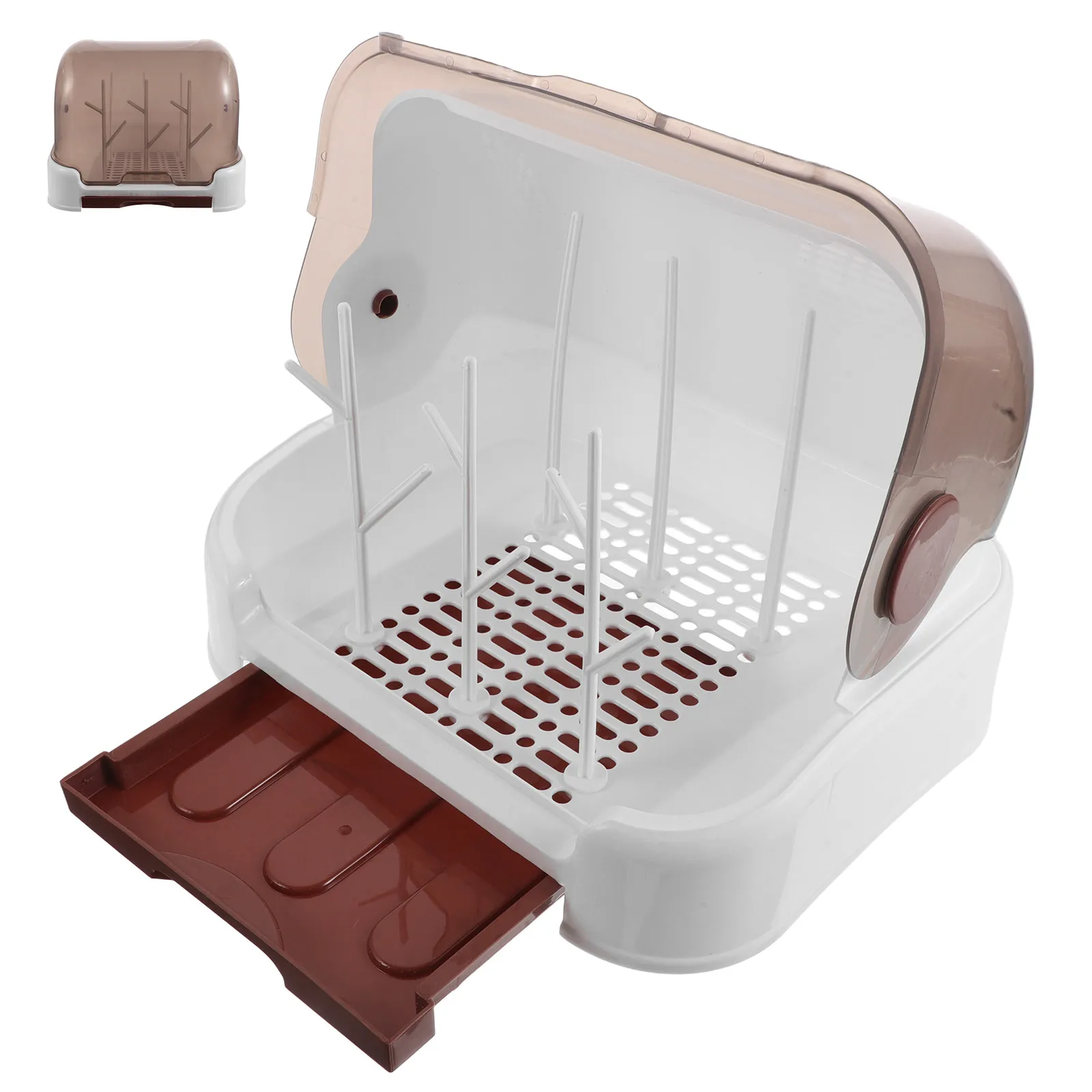 1Set Baby Bottle Drying Rack Dustproof Space Saving Countertop Organizer Quick Drainage Multifunctional Baby Bottle Draining
1Set Baby Bottle Drying Rack Dustproof Space Saving Countertop Organizer Quick Drainage Multifunctional Baby Bottle Draining