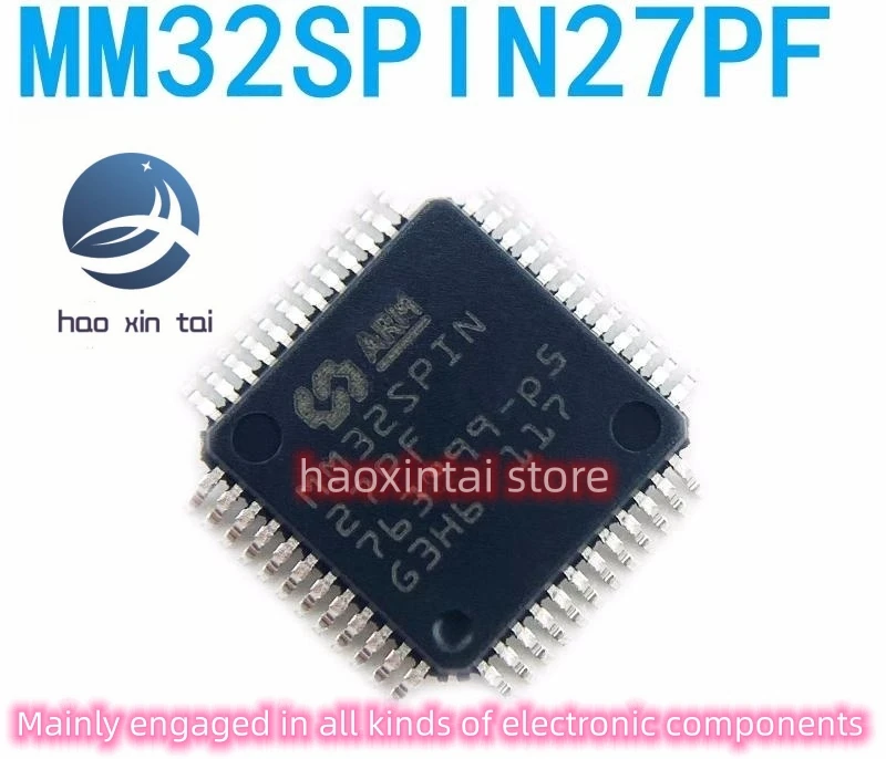 50pcs off-the-shelf direct-shot MM32SPIN27PF LQFP48 32-bit ARM M0 core controller
50pcs off-the-shelf direct-shot MM32SPIN27PF LQFP48 32-bit ARM M0 core controller