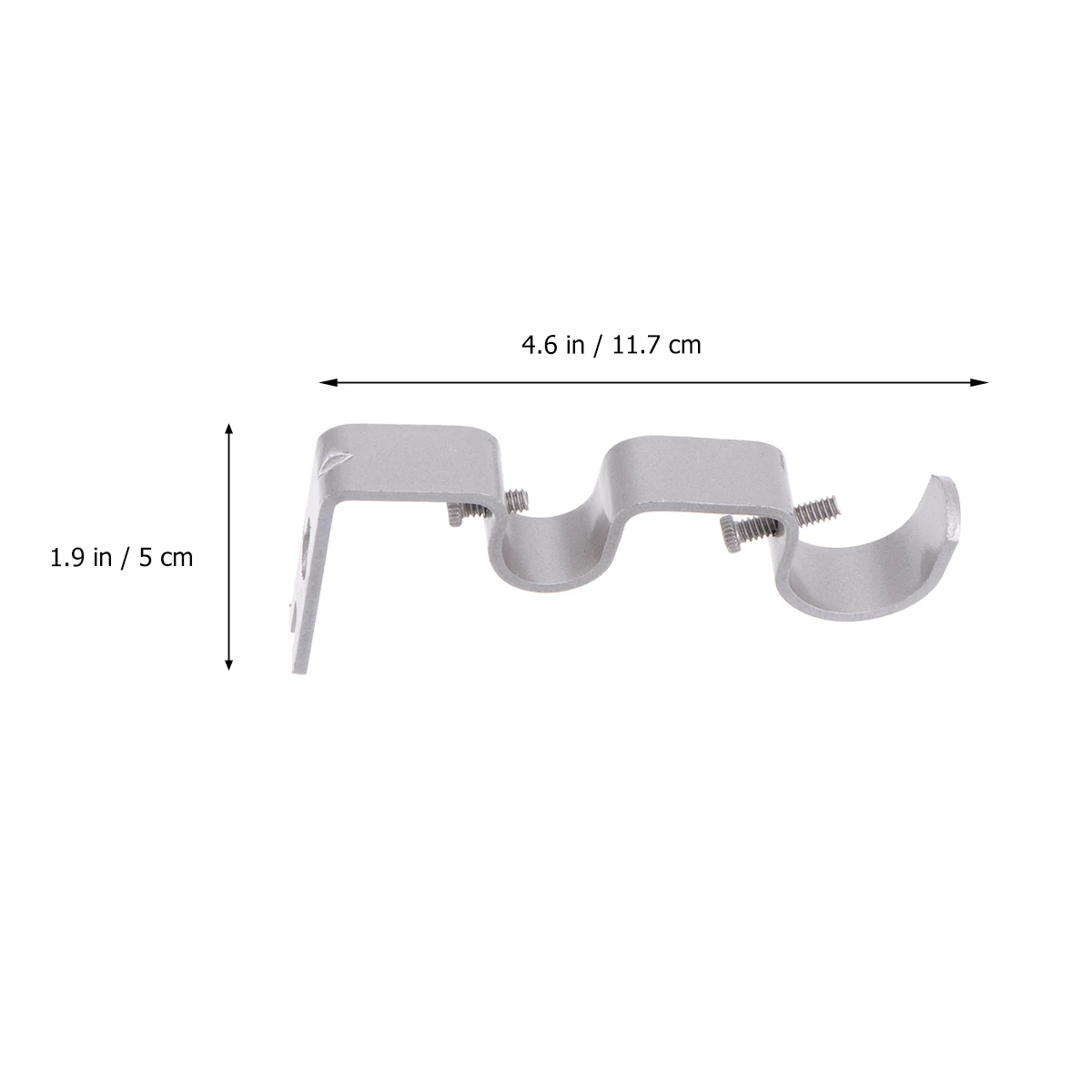 2 Pcs Rod Bracket Silver Thicken Sturdy Modern Style Drapery Drapery Rod Bracket Holder Pole MountBracket
2 Pcs Rod Bracket Silver Thicken Sturdy Modern Style Drapery Drapery Rod Bracket Holder Pole MountBracket