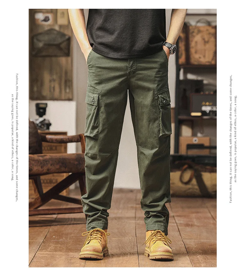 Men's Loose Straight Work Pants Spring Summer New Casual Versatile Thin American Style Retro Multi-Pocket Trendy Loose Fit
Men's Loose Straight Work Pants Spring Summer New Casual Versatile Thin American Style Retro Multi-Pocket Trendy Loose Fit