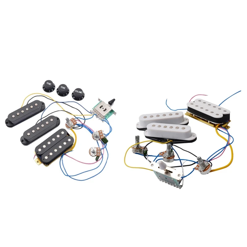 ST Electric Guitar Pickup предварительно смонтированный монтажный жгут 5-полосный переключатель 2T 1V Control SSH Pickup
ST Electric Guitar Pickup предварительно смонтированный монтажный жгут 5-полосный переключатель 2T 1V Control SSH Pickup