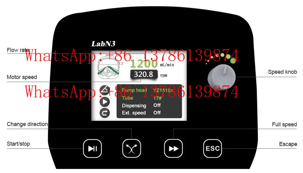 LabN3 YZ15 Peristaltic Pump With Pump Head High Quality
LabN3 YZ15 Peristaltic Pump With Pump Head High Quality