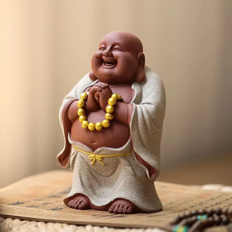 Maitreya Buddha Bodhisattva Lucifer Tea Pet Ornaments Creative Classical Purple Tea Play Decoration Gift for Friends
Maitreya Buddha Bodhisattva Lucifer Tea Pet Ornaments Creative Classical Purple Tea Play Decoration Gift for Friends