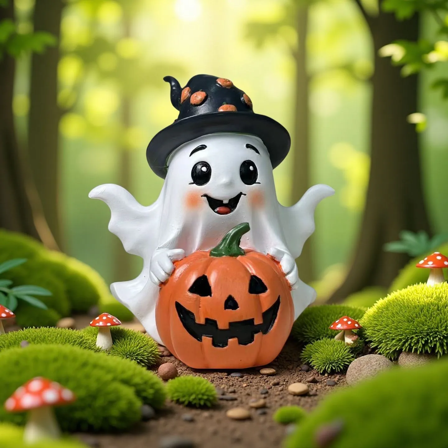 New Halloween Popular Ghost Pumpkin Resin Ornament Creative Design Party Desktop Decoration Props
New Halloween Popular Ghost Pumpkin Resin Ornament Creative Design Party Desktop Decoration Props