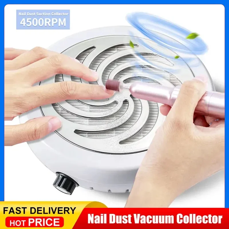45000 RPM Super Nail Dust Suction Collector Powerful Nails Dust Extractor Nail Art Manicure Fan Vacuum Cleaner And Filter
45000 RPM Super Nail Dust Suction Collector Powerful Nails Dust Extractor Nail Art Manicure Fan Vacuum Cleaner And Filter
