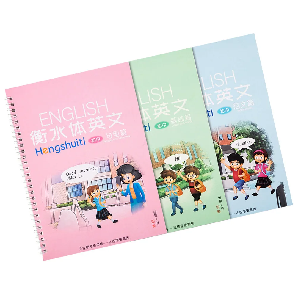 3Pcs English Writing Practice Book Creative Sentence Style Calligraphy Copybook for Alphabet Formation Consonant Vowel
3Pcs English Writing Practice Book Creative Sentence Style Calligraphy Copybook for Alphabet Formation Consonant Vowel