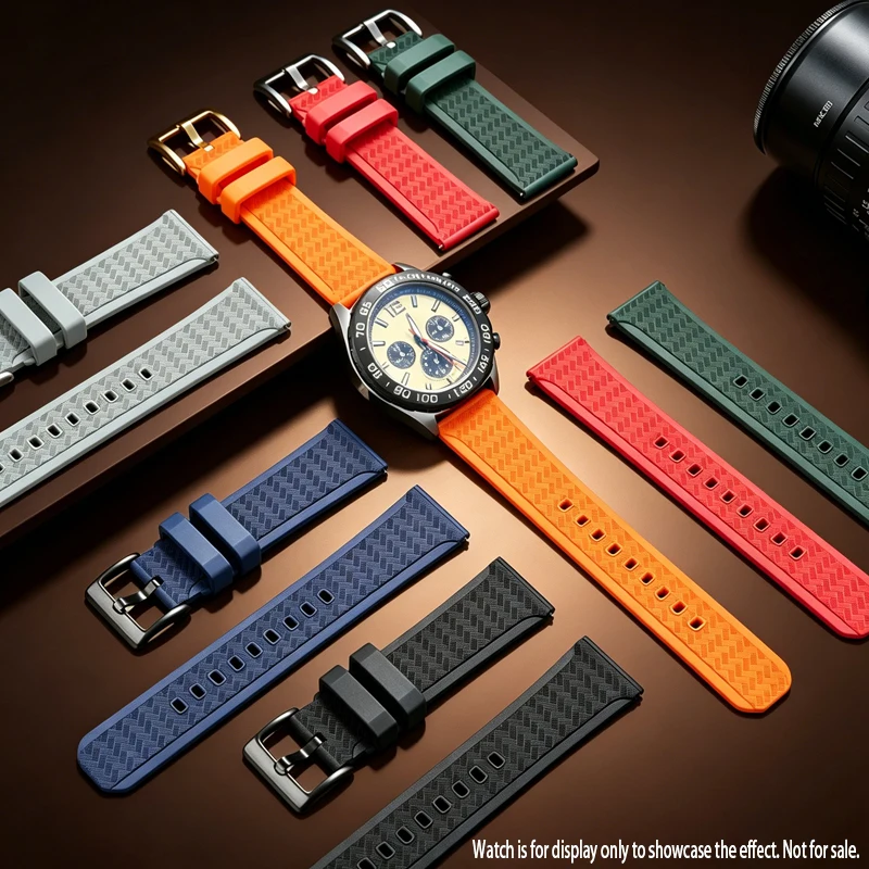 High quality rubber watch strap for TAG Heuer F1 Calera Series Waterproof Quick Release Watchbands For Each Brand Diving Watches
High quality rubber watch strap for TAG Heuer F1 Calera Series Waterproof Quick Release Watchbands For Each Brand Diving Watches
