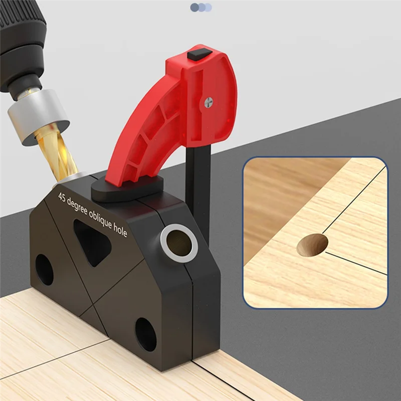 B03C-45 Degree Oblique Hole Punch Locator Woodworking Drilling Locator Punching Assistant Positioning Woodworking Tools 8.0Mm Du
B03C-45 Degree Oblique Hole Punch Locator Woodworking Drilling Locator Punching Assistant Positioning Woodworking Tools 8.0Mm Du