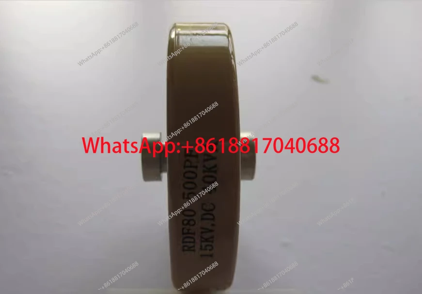 RDF80 500PF 15KV. DC 40KVA 75KVA high frequency machine, high voltage ceramic capacitor
RDF80 500PF 15KV. DC 40KVA 75KVA high frequency machine, high voltage ceramic capacitor