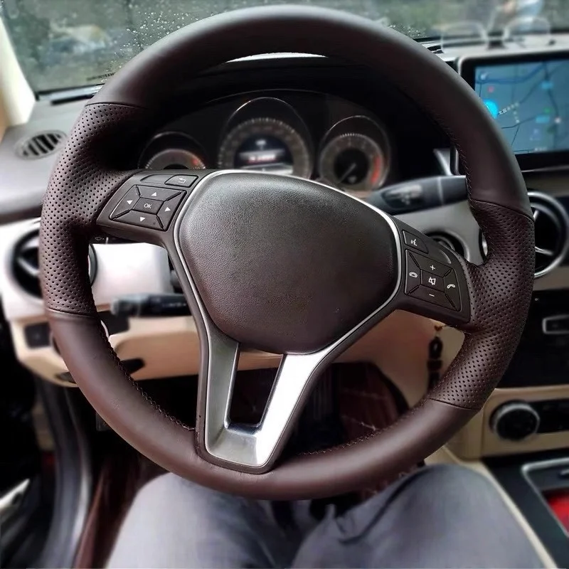 Steering Wheel Cover Faux Leather For Mercedes Benz W176 W246 W204 C117 C218 W212 X156 Braiding Cover For Benz Steering Wheel
Steering Wheel Cover Faux Leather For Mercedes Benz W176 W246 W204 C117 C218 W212 X156 Braiding Cover For Benz Steering Wheel