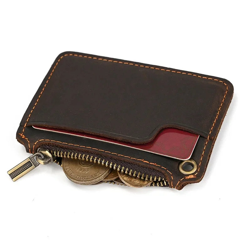 Genuine Leather Zipper Coin Walletfor Men Natural Leather Mini Short Purse Card Holder Change Purse for Man Clutch Wallets
Genuine Leather Zipper Coin Walletfor Men Natural Leather Mini Short Purse Card Holder Change Purse for Man Clutch Wallets