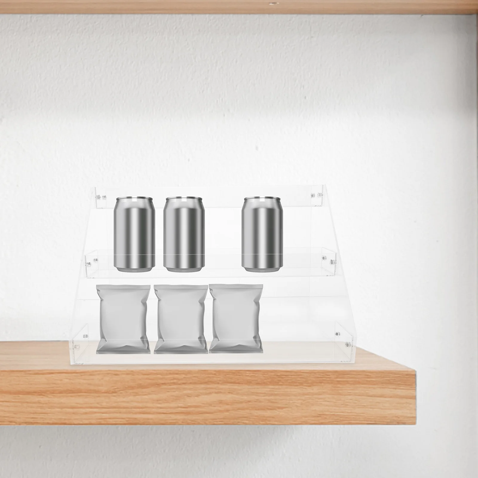 Beverage Display Rack 3 Layers Transparent Acrylic Food Drink Storage Shelf Multi Tier Riser Snack Holder Supermarket Retail
Beverage Display Rack 3 Layers Transparent Acrylic Food Drink Storage Shelf Multi Tier Riser Snack Holder Supermarket Retail