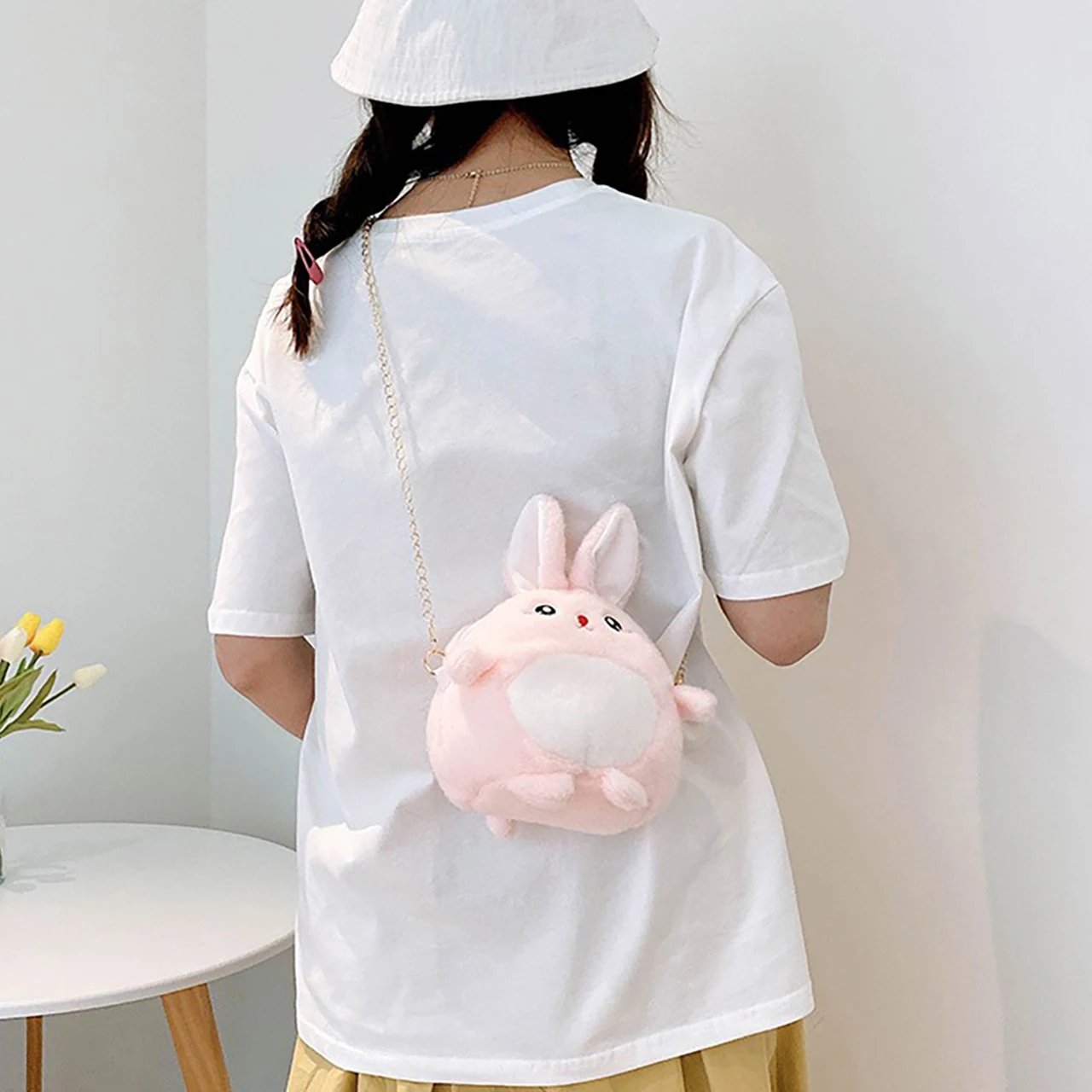 Cute Plush Crossbody Bag Large-Capacity Shoulder Bags Pink Cartoon Cow Moneybag Outdoor Travel Women Handbags Children Wallets
Cute Plush Crossbody Bag Large-Capacity Shoulder Bags Pink Cartoon Cow Moneybag Outdoor Travel Women Handbags Children Wallets