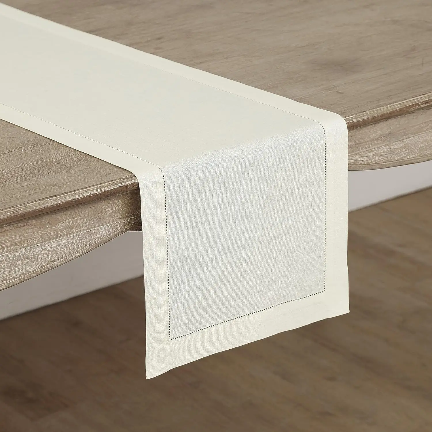 Solino Home Linen Ivory Table Runner 108 Inches Long - 100% Pure Linen Classic Hemstitch Dining Table Runner 18 X 108 Inch
Solino Home Linen Ivory Table Runner 108 Inches Long - 100% Pure Linen Classic Hemstitch Dining Table Runner 18 X 108 Inch