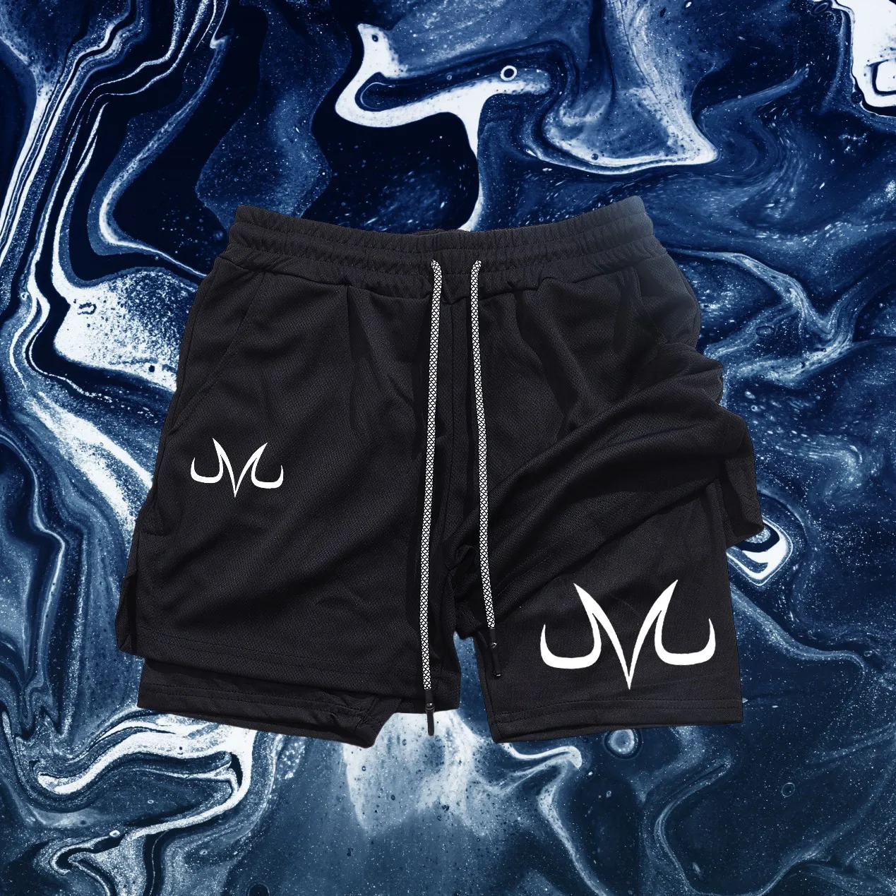 Новые двухслойные спортивные шорты с парой мужской спортивной одежды LIDS для бодибилдинга физической подготовки.
Новые двухслойные спортивные шорты с парой мужской спортивной одежды LIDS для бодибилдинга физической подготовки.