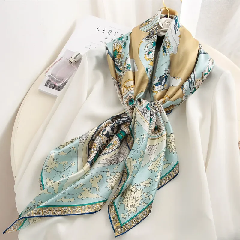 Retro Blue and White Porcelain Real Silk Scarf Shawls for Women Double-side Twill Square Silk Wraps Spring Designer Scarf A940
Retro Blue and White Porcelain Real Silk Scarf Shawls for Women Double-side Twill Square Silk Wraps Spring Designer Scarf A940