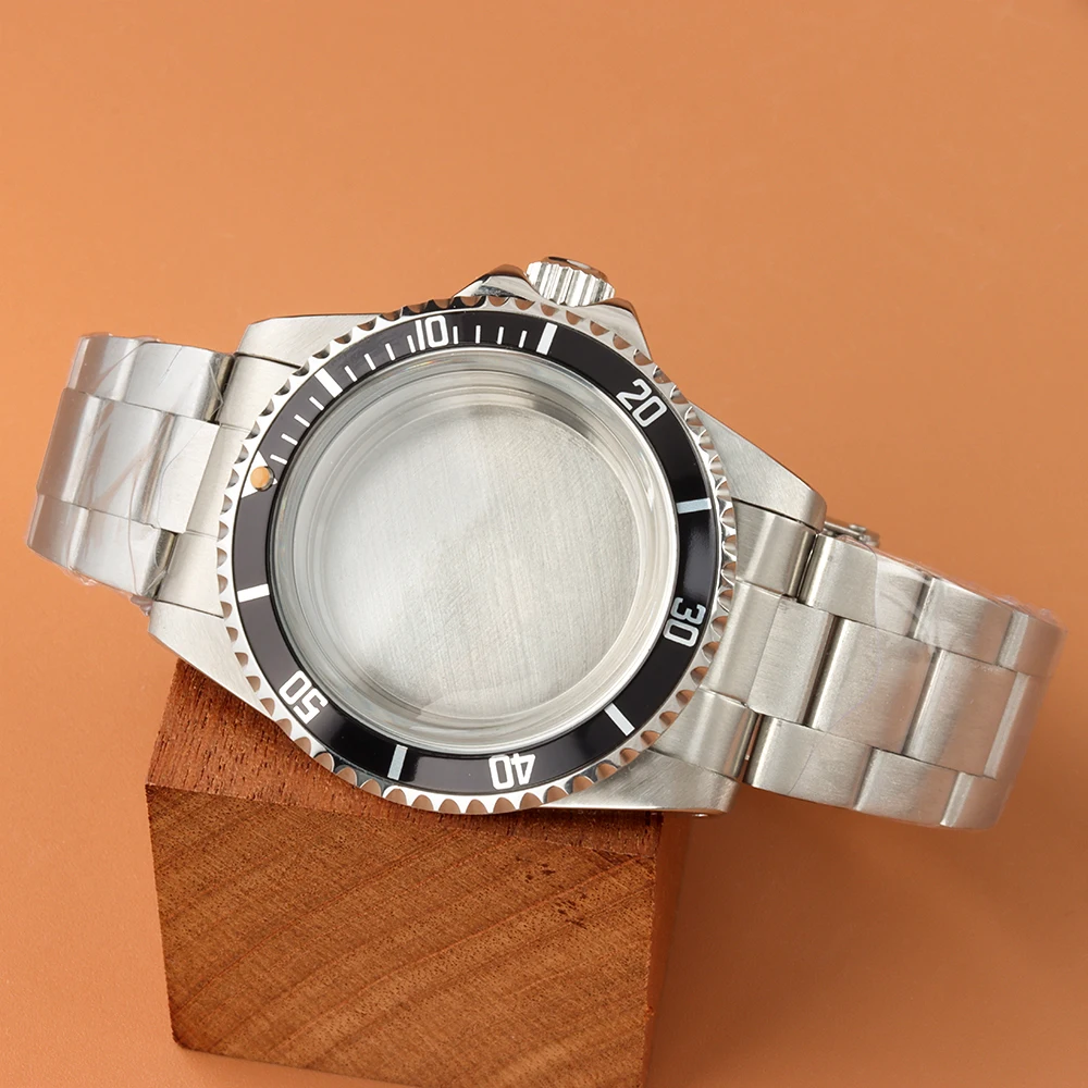 Round Sapphire glass 39.5mm Case Vintage NH35 Stainless Steel Case Jubilee/Brushed Oyster Strap Fit Seiko NH35 NH36 Movement
Round Sapphire glass 39.5mm Case Vintage NH35 Stainless Steel Case Jubilee/Brushed Oyster Strap Fit Seiko NH35 NH36 Movement