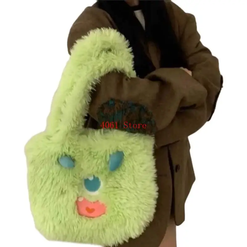 Plush Shoulder Bag Large Capacity Underarm Bag Cartoon Shoulder Bag Handbag for Women Autumn Winter Shopping Bag
Plush Shoulder Bag Large Capacity Underarm Bag Cartoon Shoulder Bag Handbag for Women Autumn Winter Shopping Bag