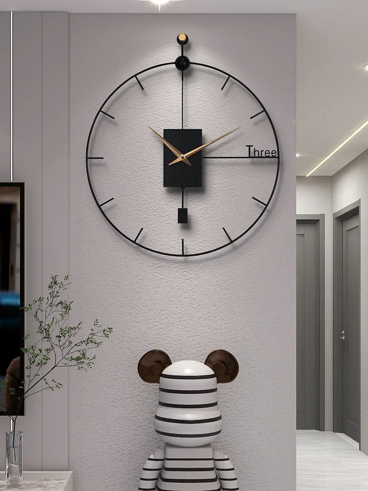 Wall Clock Stylish Luxury Disign Wall Clocks Living Room Modern Vintage Pendulum Clock Large Brief Swingable Clock Home Decor 
Wall Clock Stylish Luxury Disign Wall Clocks Living Room Modern Vintage Pendulum Clock Large Brief Swingable Clock Home Decor