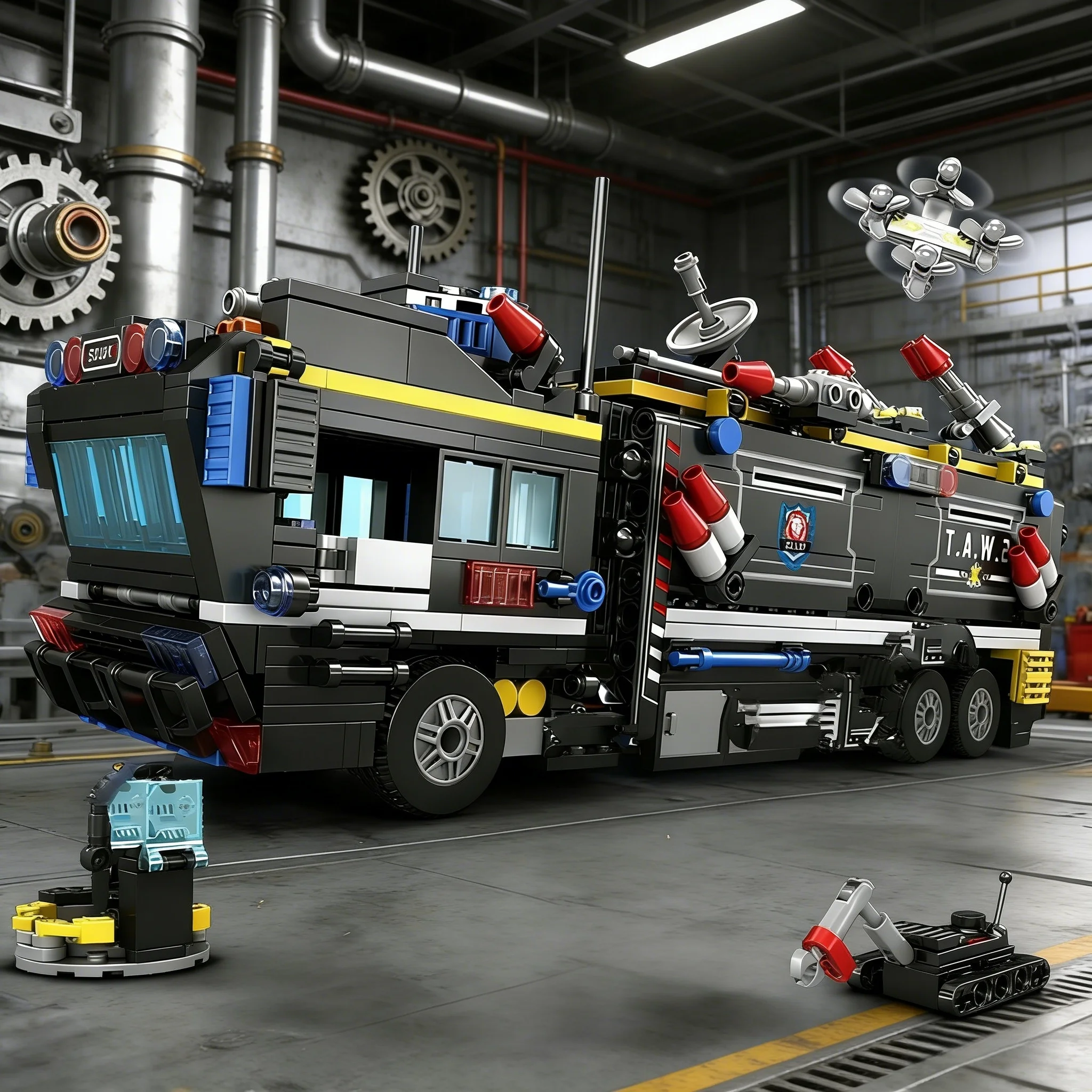 1000+PCS Future SWAT Command Vehicle Building Blocks | Home Decor | Holiday Gift Top Choice
1000+PCS Future SWAT Command Vehicle Building Blocks | Home Decor | Holiday Gift Top Choice