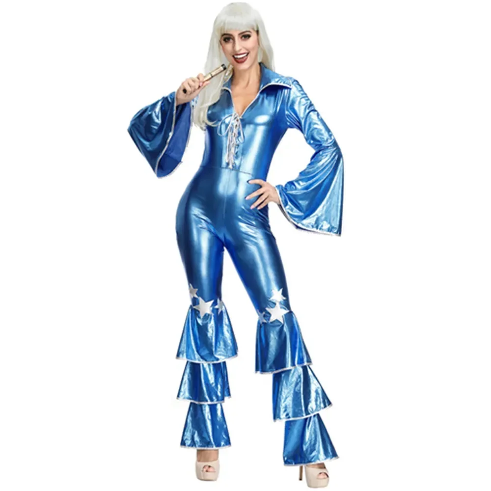 Halloween Retro 60s 70s Hippie Adult Rock Disco Singer Sexy Jumpsuit Cosplay Fancy Dress
Halloween Retro 60s 70s Hippie Adult Rock Disco Singer Sexy Jumpsuit Cosplay Fancy Dress