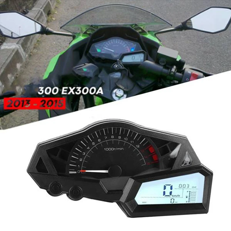 for KAWASAKI NINJA 300 EX300A 2013-2015 Motorcycle Gauges Cluster Speedometer Tachometer Instrument
for KAWASAKI NINJA 300 EX300A 2013-2015 Motorcycle Gauges Cluster Speedometer Tachometer Instrument