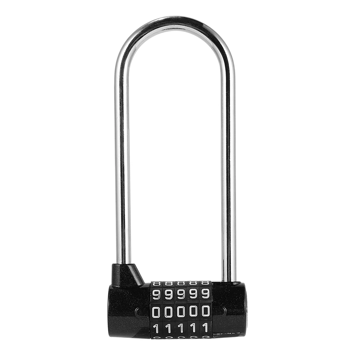 U Shaped Combination Lock Padlock 5 Password Door Handle Cabinet Hang Metal Anti Theft Privacy Protection
U Shaped Combination Lock Padlock 5 Password Door Handle Cabinet Hang Metal Anti Theft Privacy Protection