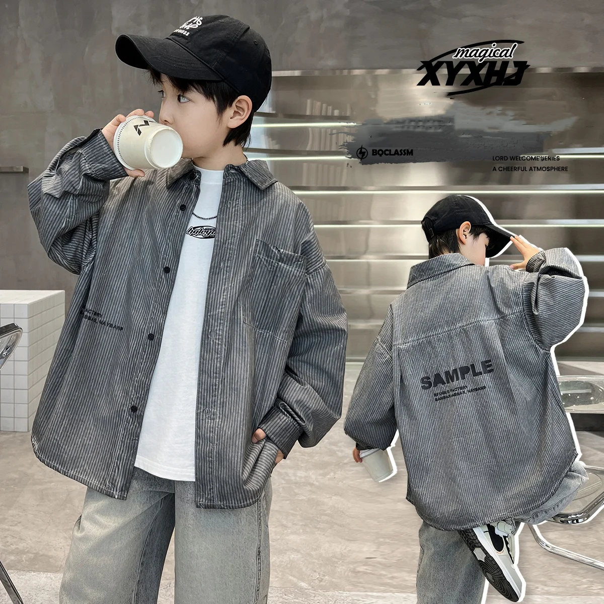 Baby Boy Long Sleeves Shirt Child Autumn Classical Jacket Boy Shirt With Letter Printed Tween Boy Casual Fashion Coat Ages 6-14Y
Baby Boy Long Sleeves Shirt Child Autumn Classical Jacket Boy Shirt With Letter Printed Tween Boy Casual Fashion Coat Ages 6-14Y