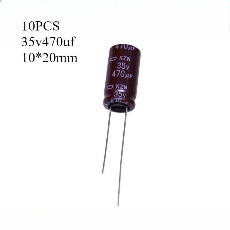 (10PCS) 470UF 35V aluminum electrolytic capacitor 35v470uf capacitores 10 * 20mm KZN high-frequency long-life NIPPON CHEMI-CON
(10PCS) 470UF 35V aluminum electrolytic capacitor 35v470uf capacitores 10 * 20mm KZN high-frequency long-life NIPPON CHEMI-CON