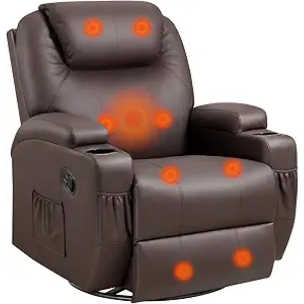 Suitable for Living Room Swivel Rocker Recliner With Massage and Heating Functions Rocking Chair Bed Furniture Single Sofa Chair
Suitable for Living Room Swivel Rocker Recliner With Massage and Heating Functions Rocking Chair Bed Furniture Single Sofa Chair