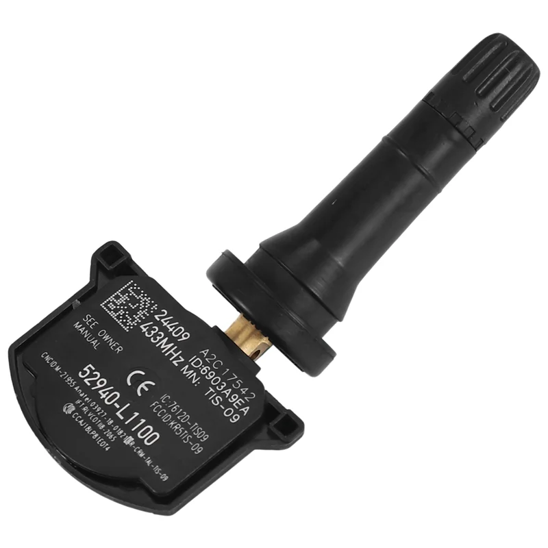 Аутентичный датчик контроля давления в шинах TPMS, 1 шт., 52940-L1100 для Hyundai Sonata Elantra KIA Optima K5 Seltos 2020-2021
Аутентичный датчик контроля давления в шинах TPMS, 1 шт., 52940-L1100 для Hyundai Sonata Elantra KIA Optima K5 Seltos 2020-2021