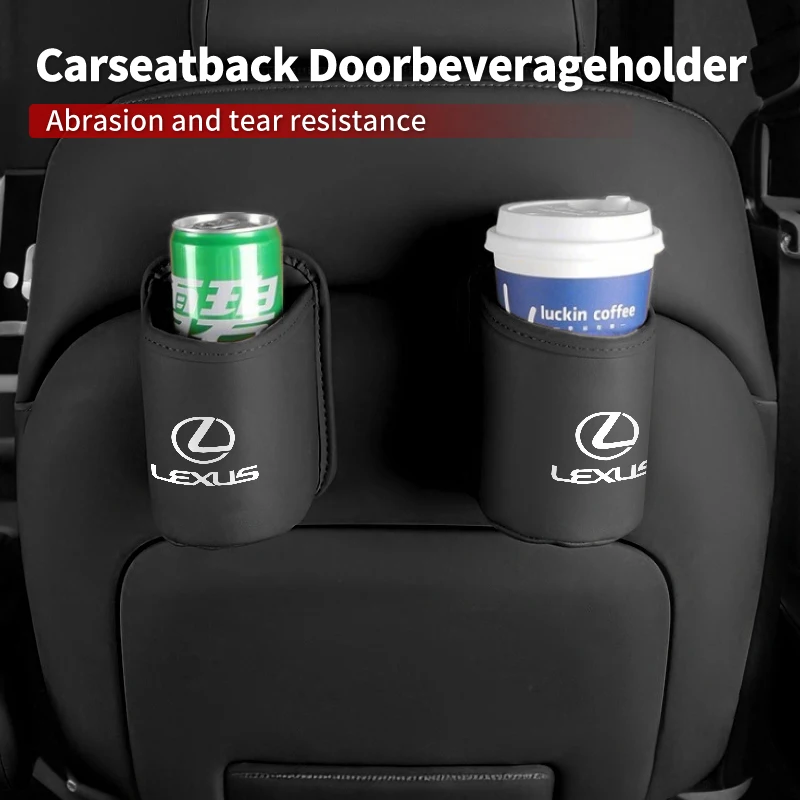 Car Seatback Water Cup Box Leather Mug Drinks Storage Bag Interior For Lexus UX250h RX450h CT200h RX400h NX300h RX350 RX300 G
Car Seatback Water Cup Box Leather Mug Drinks Storage Bag Interior For Lexus UX250h RX450h CT200h RX400h NX300h RX350 RX300 G