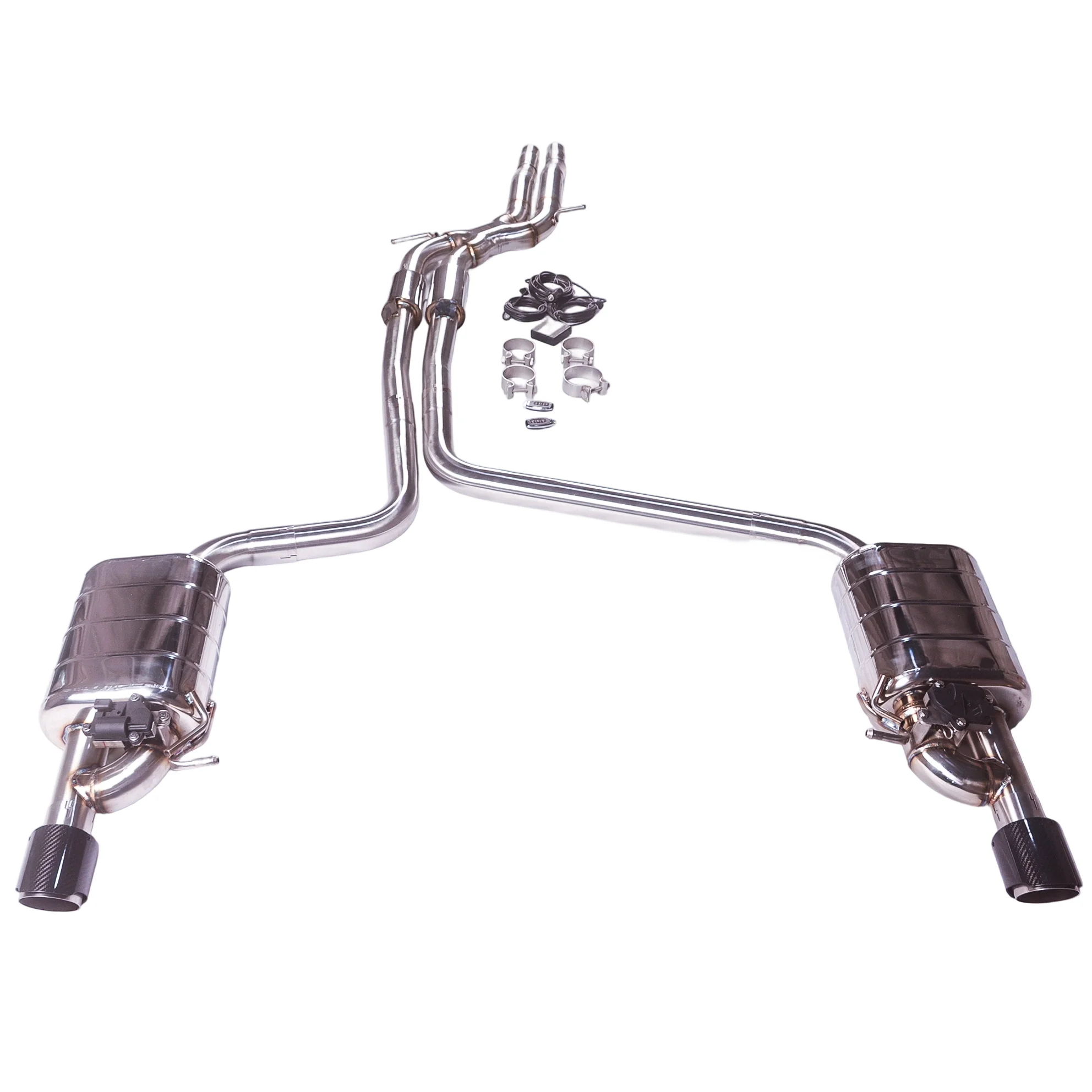 【 Customized Product 】 Stainless steel 2009-2018 Audi A6 3.0T Four-wheel drive Exhaust System Valve Control Muffler Exhaust pipe
【 Customized Product 】 Stainless steel 2009-2018 Audi A6 3.0T Four-wheel drive Exhaust System Valve Control Muffler Exhaust pipe