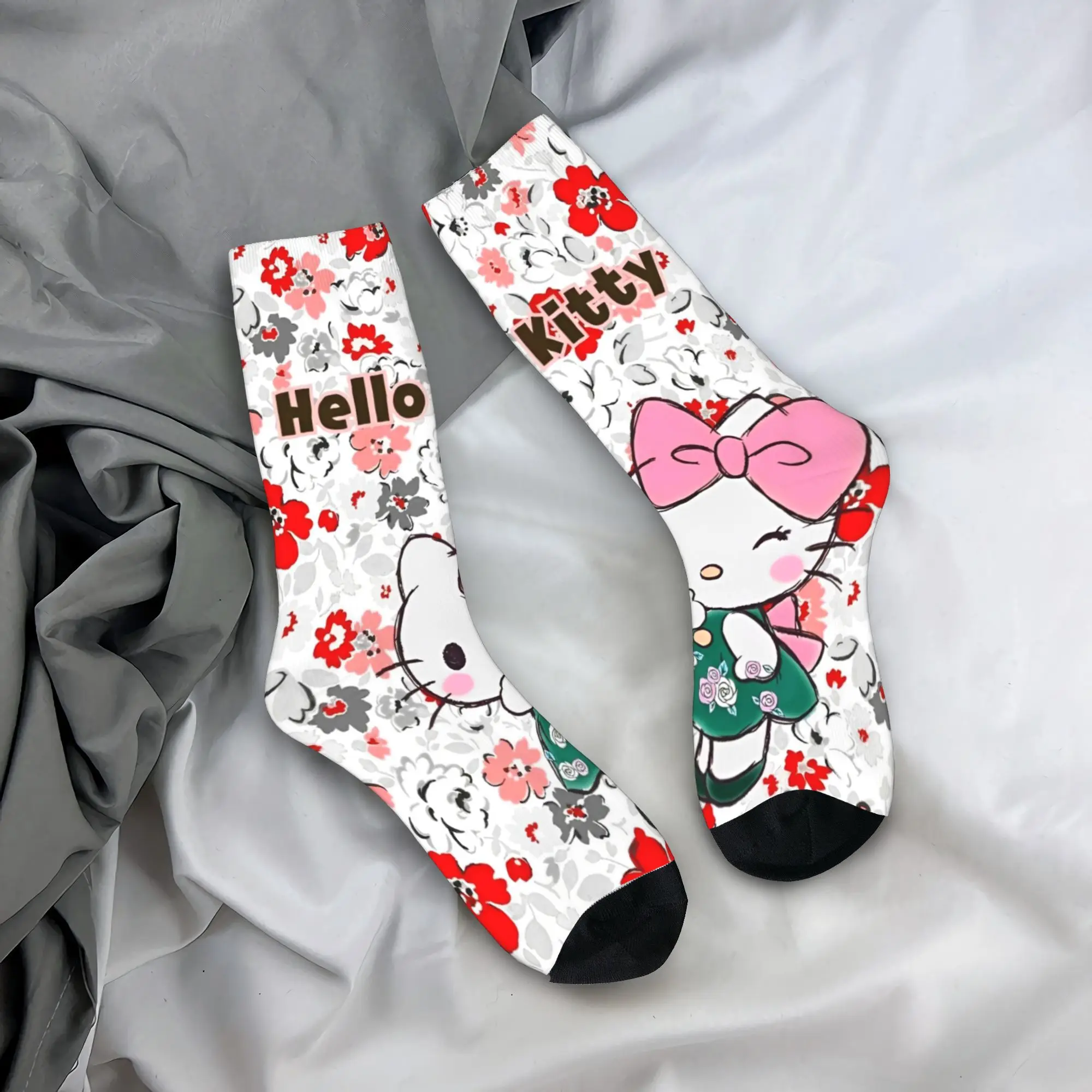 Cute Hello Kitty Socks Men's Women's Fashion Cartoon Socks Novelty Spring Summer Autumn Winter Middle Tube Socks Gift
Cute Hello Kitty Socks Men's Women's Fashion Cartoon Socks Novelty Spring Summer Autumn Winter Middle Tube Socks Gift