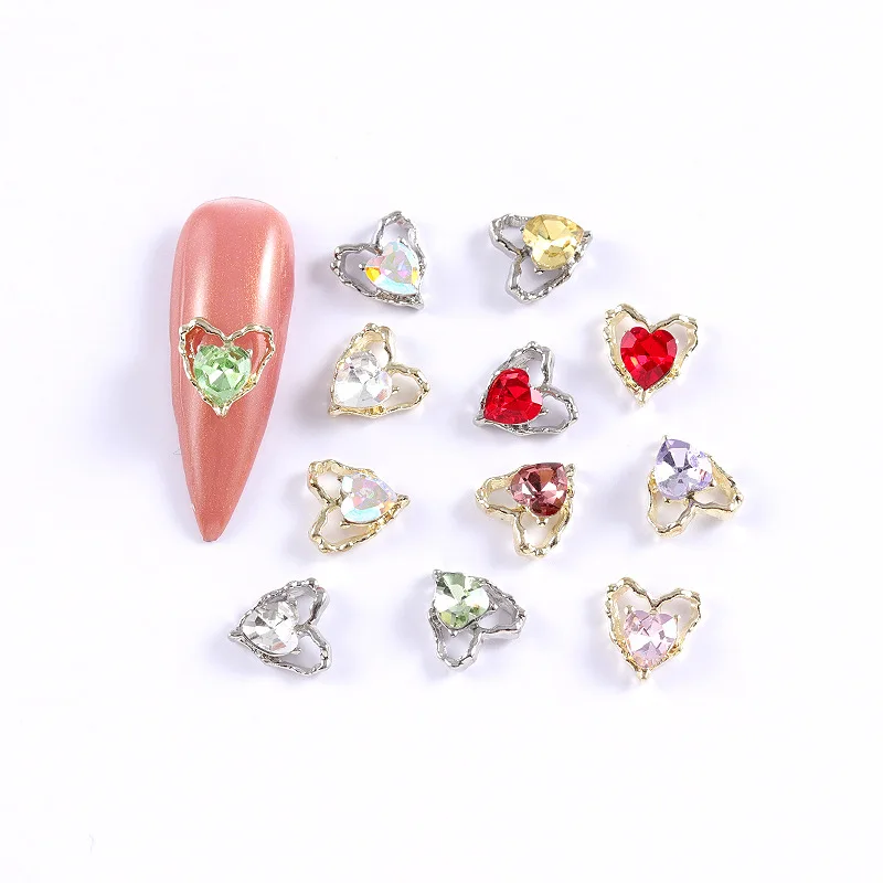 10pcs/lot 2023 New Network Red Nail Jewelry Alloy Hollow Heart Crystal Nail Decoration 3D Vintage Diamond Light Luxury
10pcs/lot 2023 New Network Red Nail Jewelry Alloy Hollow Heart Crystal Nail Decoration 3D Vintage Diamond Light Luxury