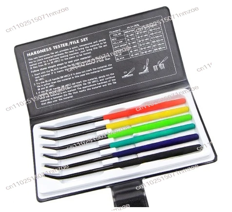 Handheld Hardness Tester Checker File 6PCS/Set Hardness Tester File HRC40-65
Handheld Hardness Tester Checker File 6PCS/Set Hardness Tester File HRC40-65