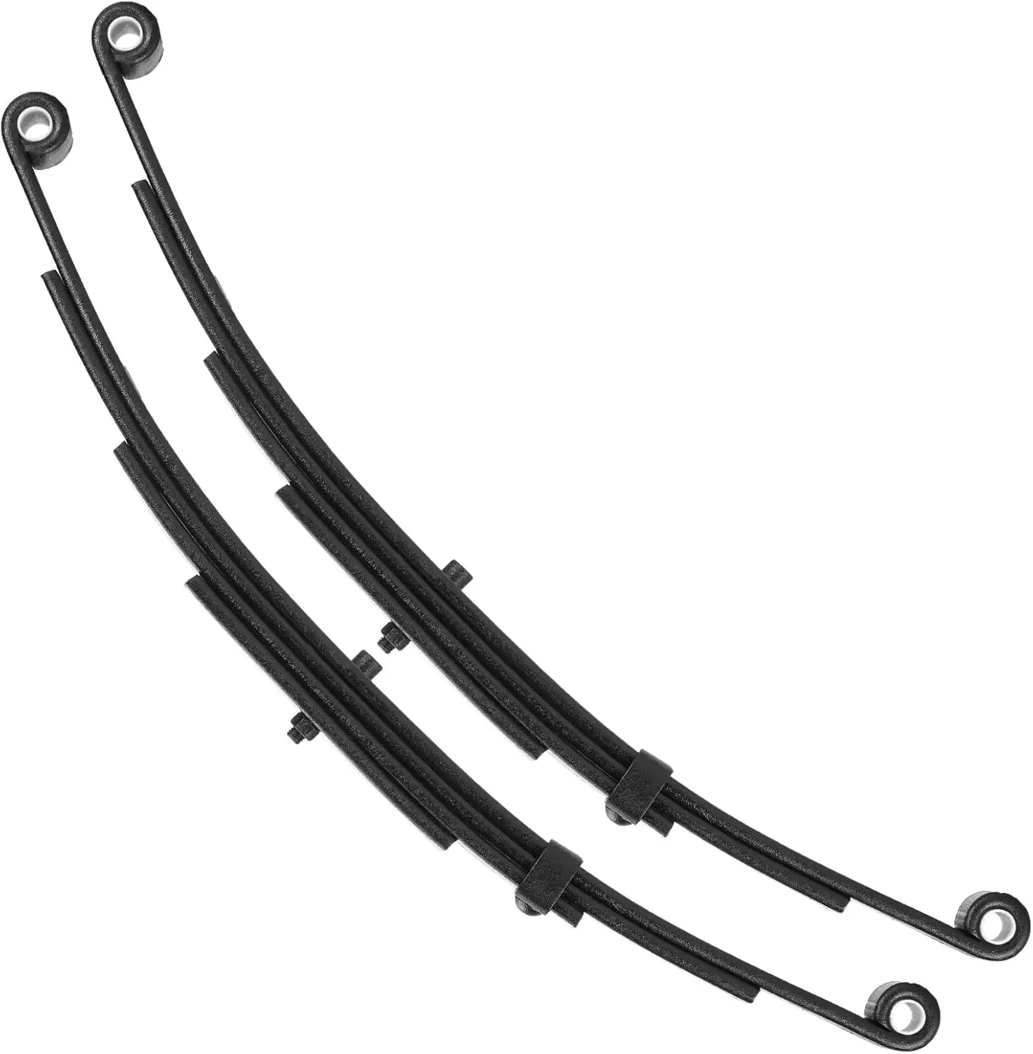 Heavy-Duty 4 Leaf Trailer Spring Set, 2500 lbs Capacity, Fits SW4 Axle Suspension
Heavy-Duty 4 Leaf Trailer Spring Set, 2500 lbs Capacity, Fits SW4 Axle Suspension
