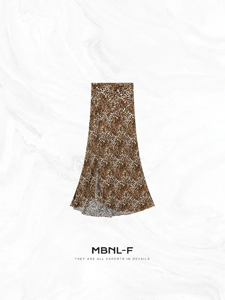 MBNLF Little Leopard 00% Silk High-End Vaion Sle f Skirt with Fi Tail Design Qin Lei XMXQZ2033 Women's Premium Skirt
MBNLF Little Leopard 00% Silk High-End Vaion Sle f Skirt with Fi Tail Design Qin Lei XMXQZ2033 Women's Premium Skirt
