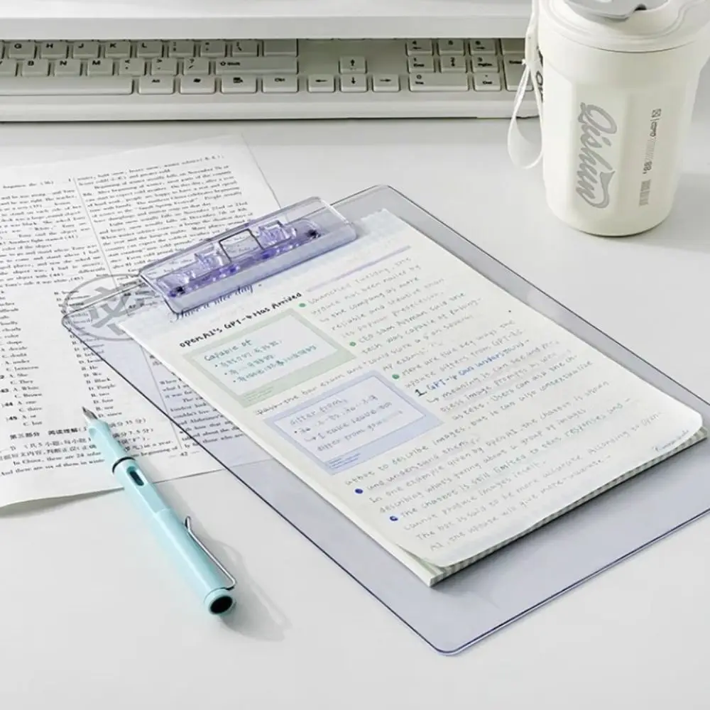 With Low Profile Gold Clip Transparent A4 Clipboard Document Folder Writing Tablet A4 File Folder Organizer Writing Sheet Pad
With Low Profile Gold Clip Transparent A4 Clipboard Document Folder Writing Tablet A4 File Folder Organizer Writing Sheet Pad
