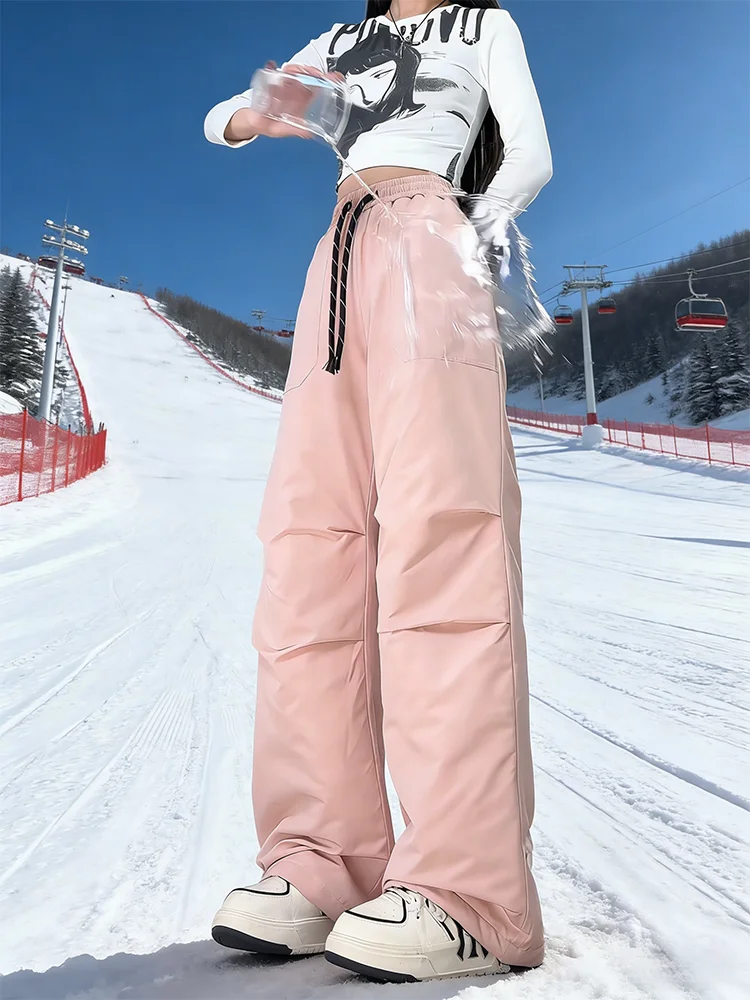 Thiened розовые зимние брюки для мужчин и женщин, зимние водонепроницаемые ветрозащитные теплые хлопковые брюки на подкладке, прямые брюки для отдыха на открытом воздухе...
Thiened розовые зимние брюки для мужчин и женщин, зимние водонепроницаемые ветрозащитные теплые хлопковые брюки на подкладке, прямые брюки для отдыха на открытом воздухе...